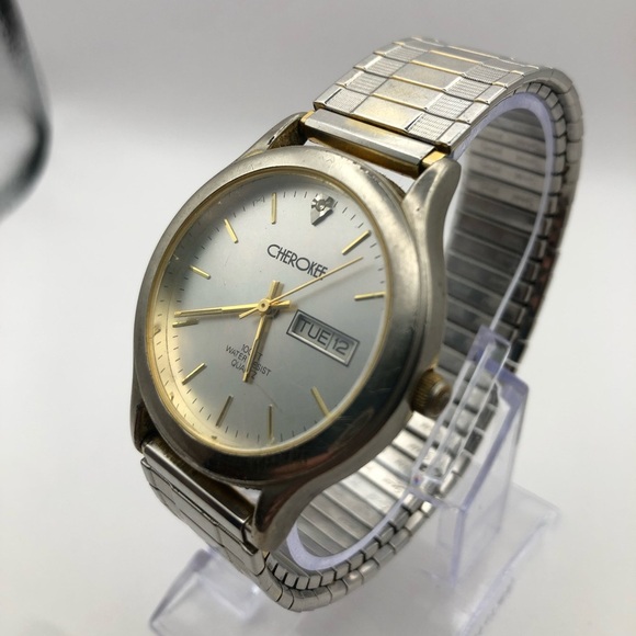Cherokee Accessories - Cherokee Women’s Watch (New Battery) Silver Gold Tones 100 Ft Water Resistant